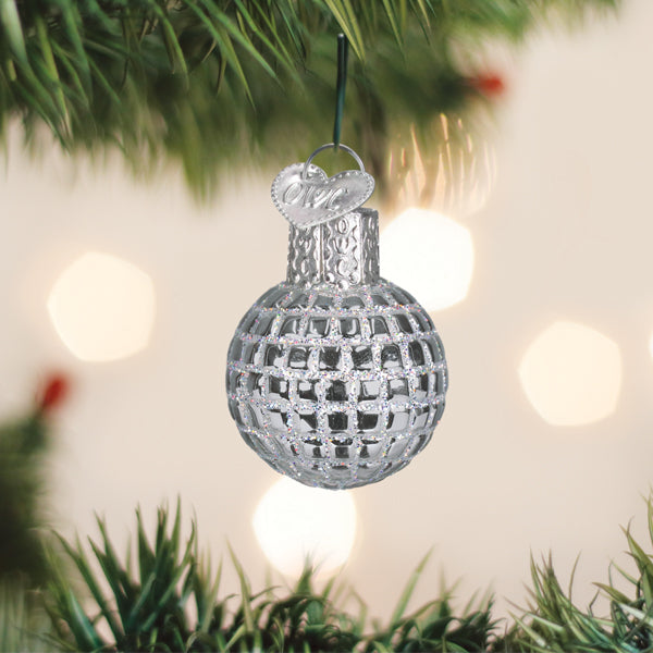 Old World Christmas: Mini Disco Ball Christmas Ornament