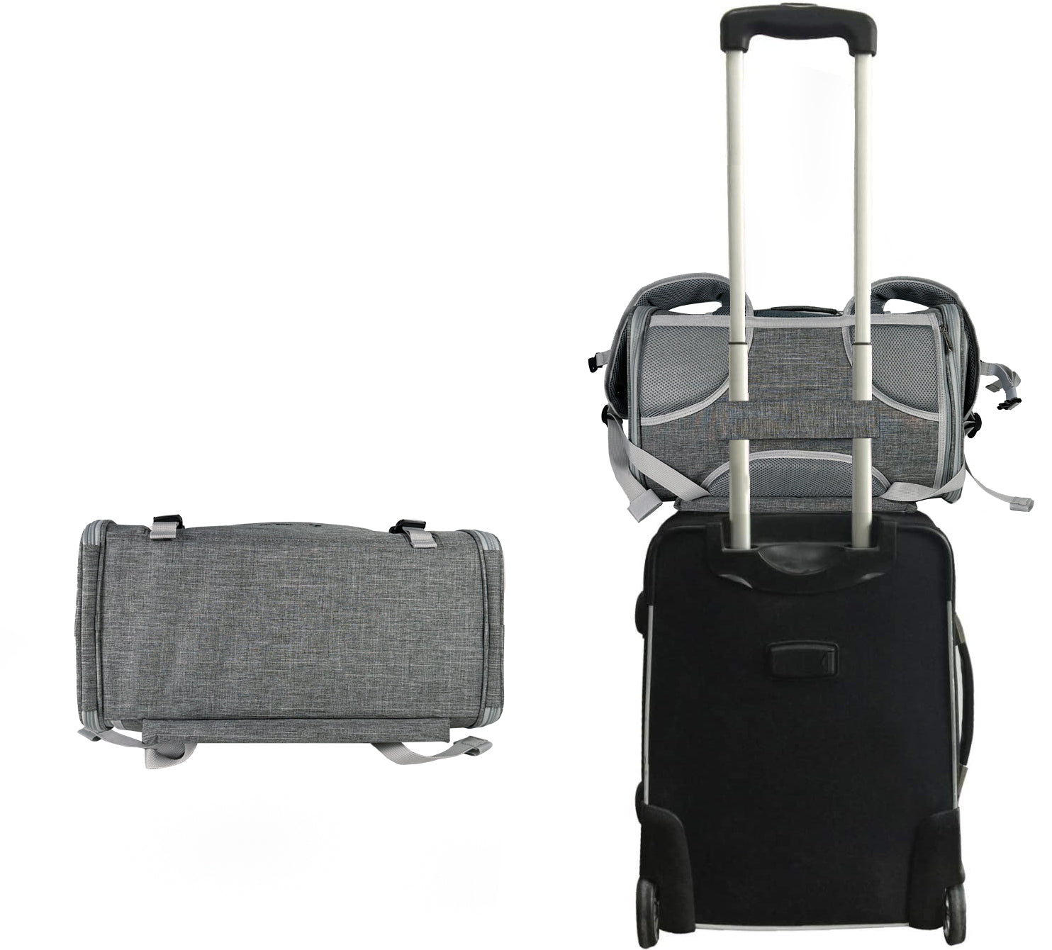 Mr. Peanuts Monterey Series Airline Compliant Horizontal Backpack Pet Carrier