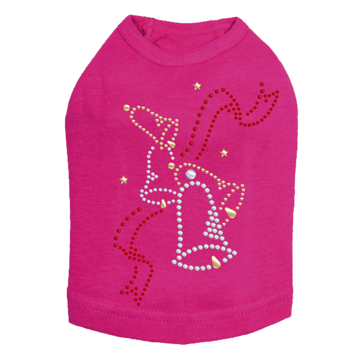 Nailhead Christmas Bells - Dog Tank