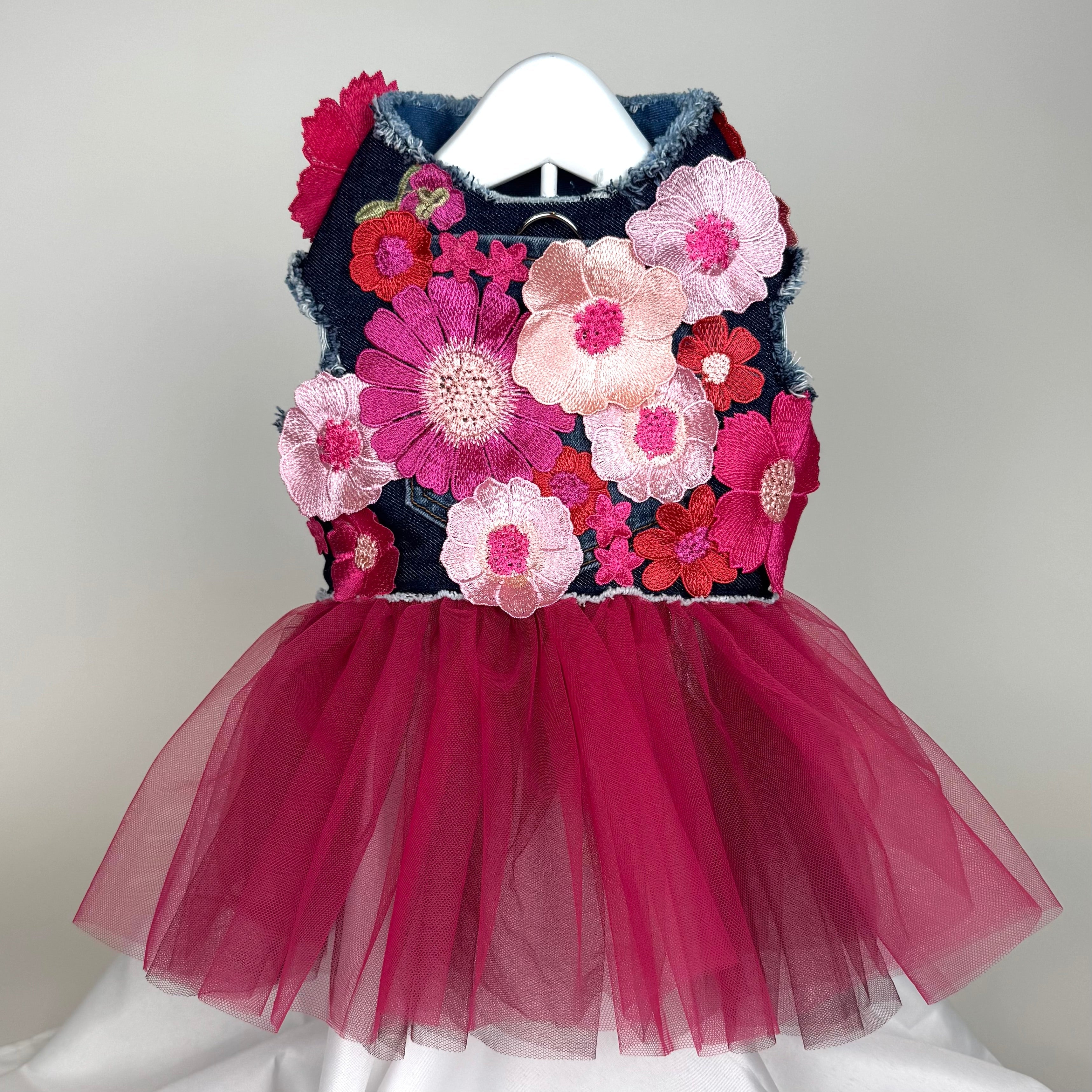 Raspberry Sorbet Bouquet Dress