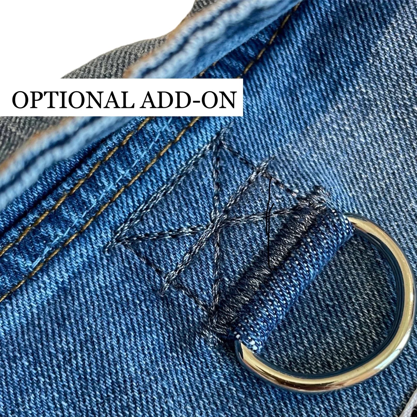 Heads or Tails Pup Personalized Denim Dog Vest