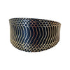 Gold & Black Snake 3" Wide Style Gatsby Collar