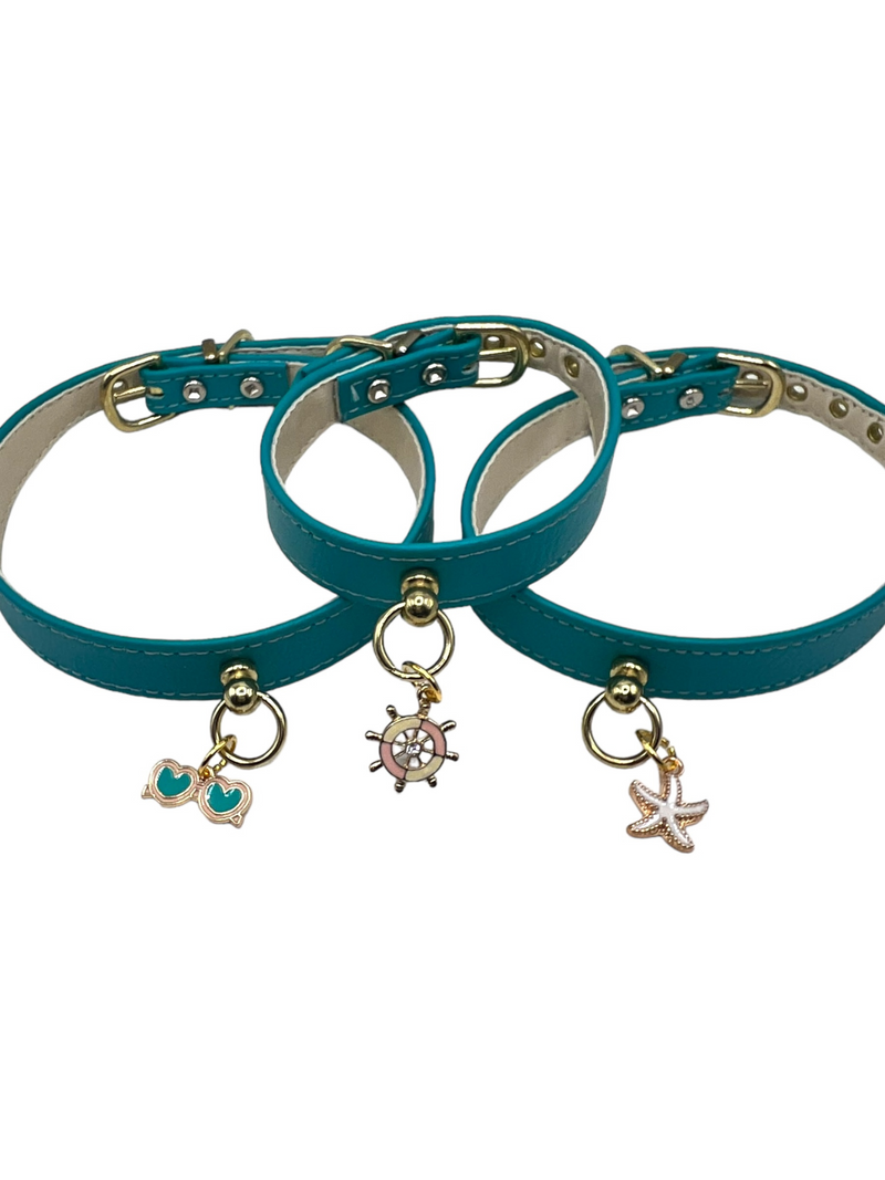 Bark 5th Ave., LLC Nautical Dog Collar- Summer Series pet supplies