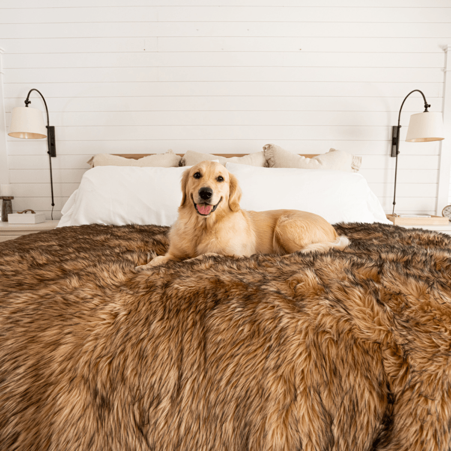 PupProtector Waterproof Throw Blanket Sable Tan