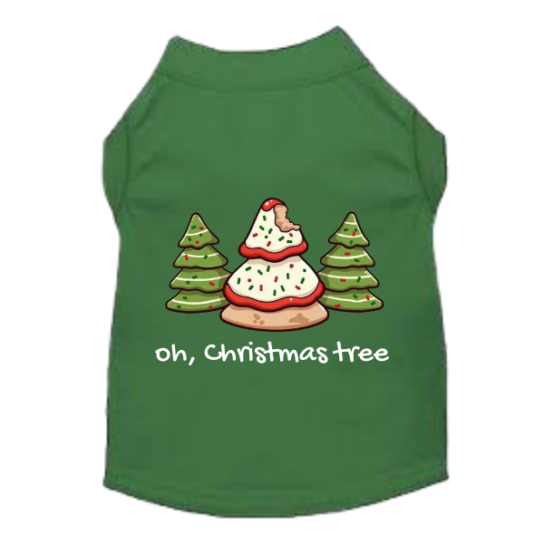 Oh, Christmas Tree Cookie Dog T-Shirt