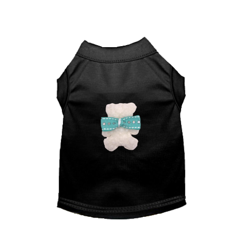 Bark 5th Ave., LLC Sniffany Cuddle Bear Dog Shirt Cotton Black pet supplies