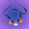 Pumpkin Parade Dog Necklace