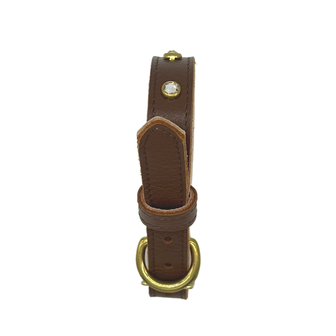 Bonne et Filou – Classic Leather Dog Collar