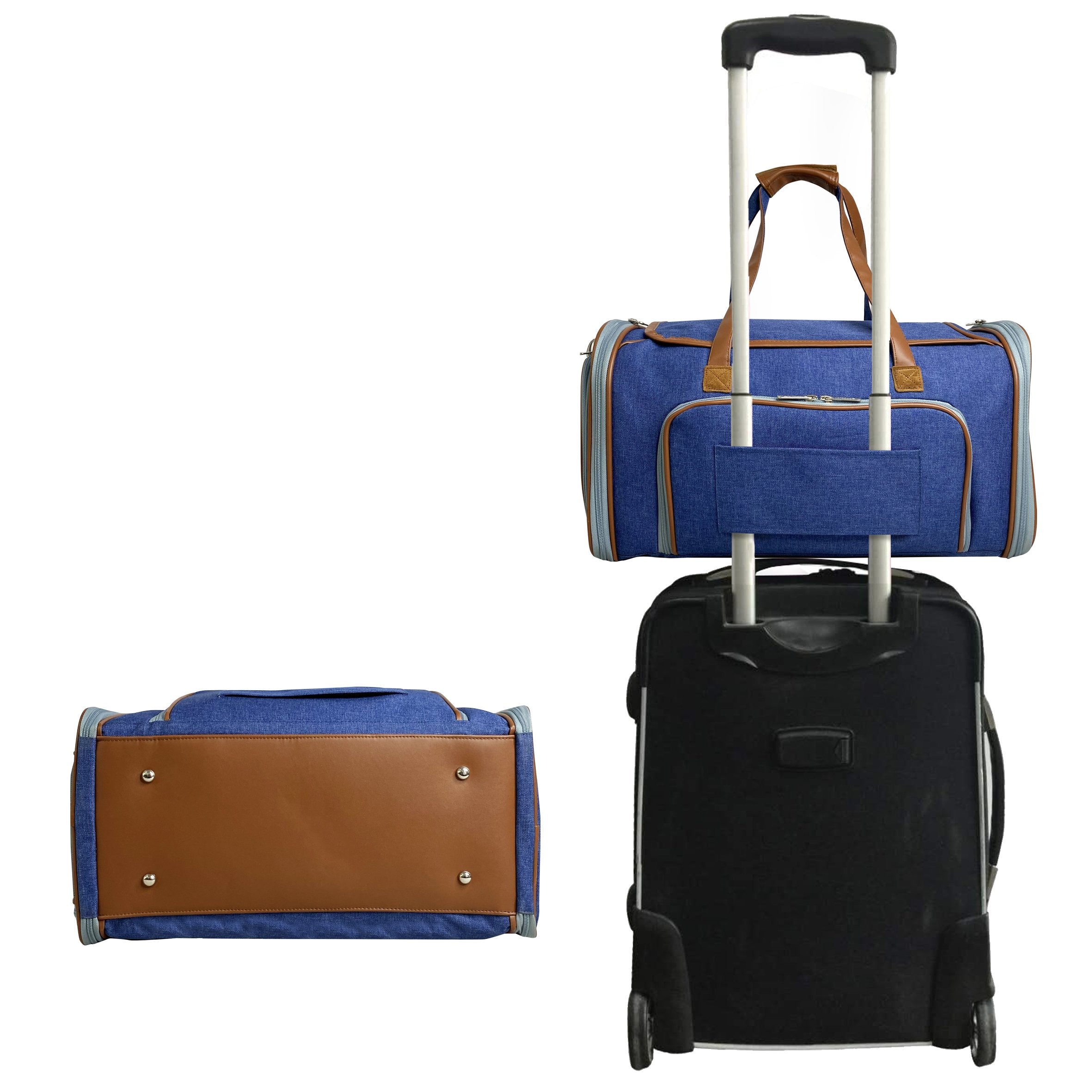 Mr. Peanuts Gold Series Mini Size Airline Compliant Expandable Pet Carrier 