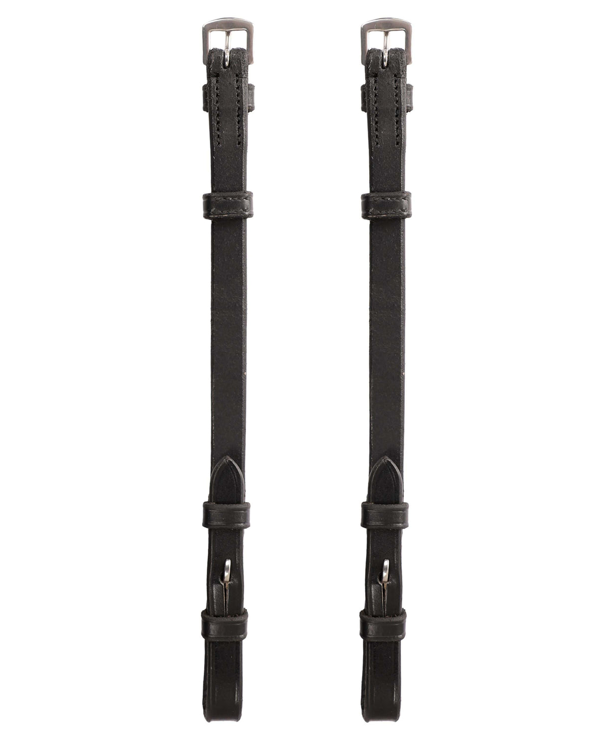 ExionPro Bridle Cheek Pieces With Hook Fastening - Matching Stitching - HT Animal Supply