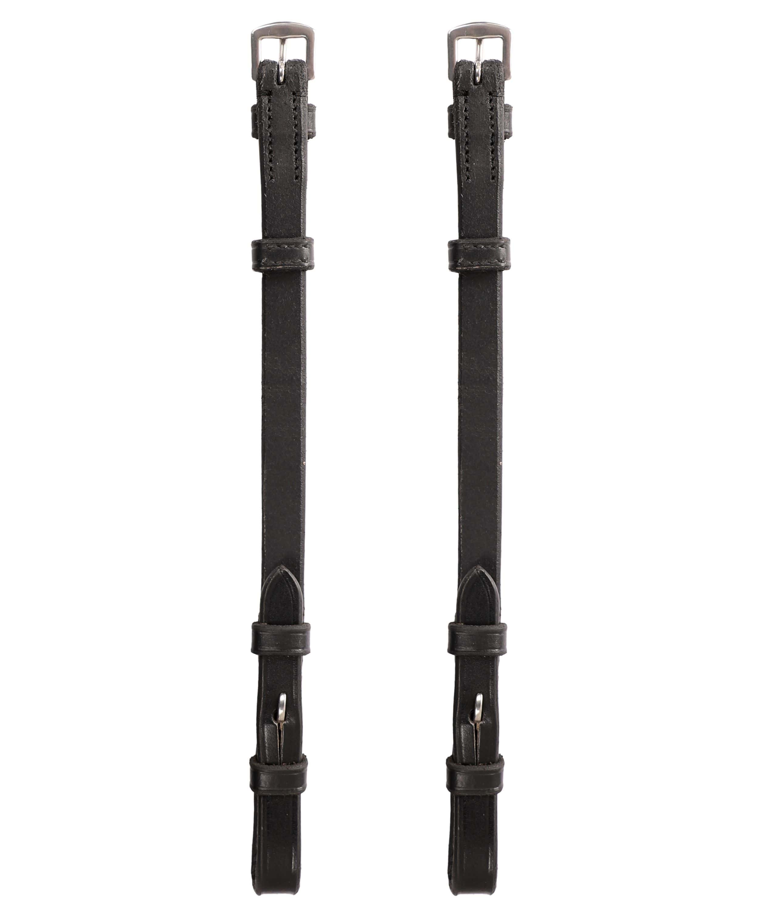 ExionPro Bridle Cheek Pieces With Hook Fastening - Matching Stitching - HT Animal Supply