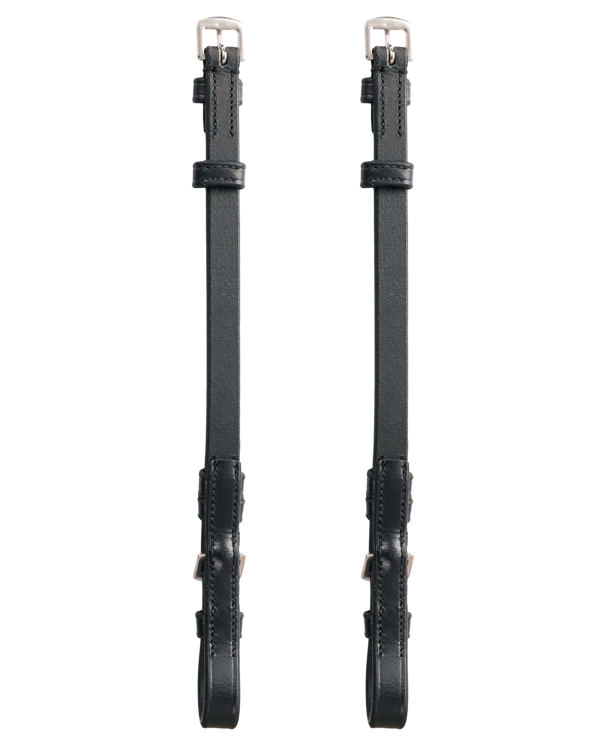 ExionPro Bridle Cheek Pieces With Buckle Fastening - Matching Stitching - HT Animal Supply