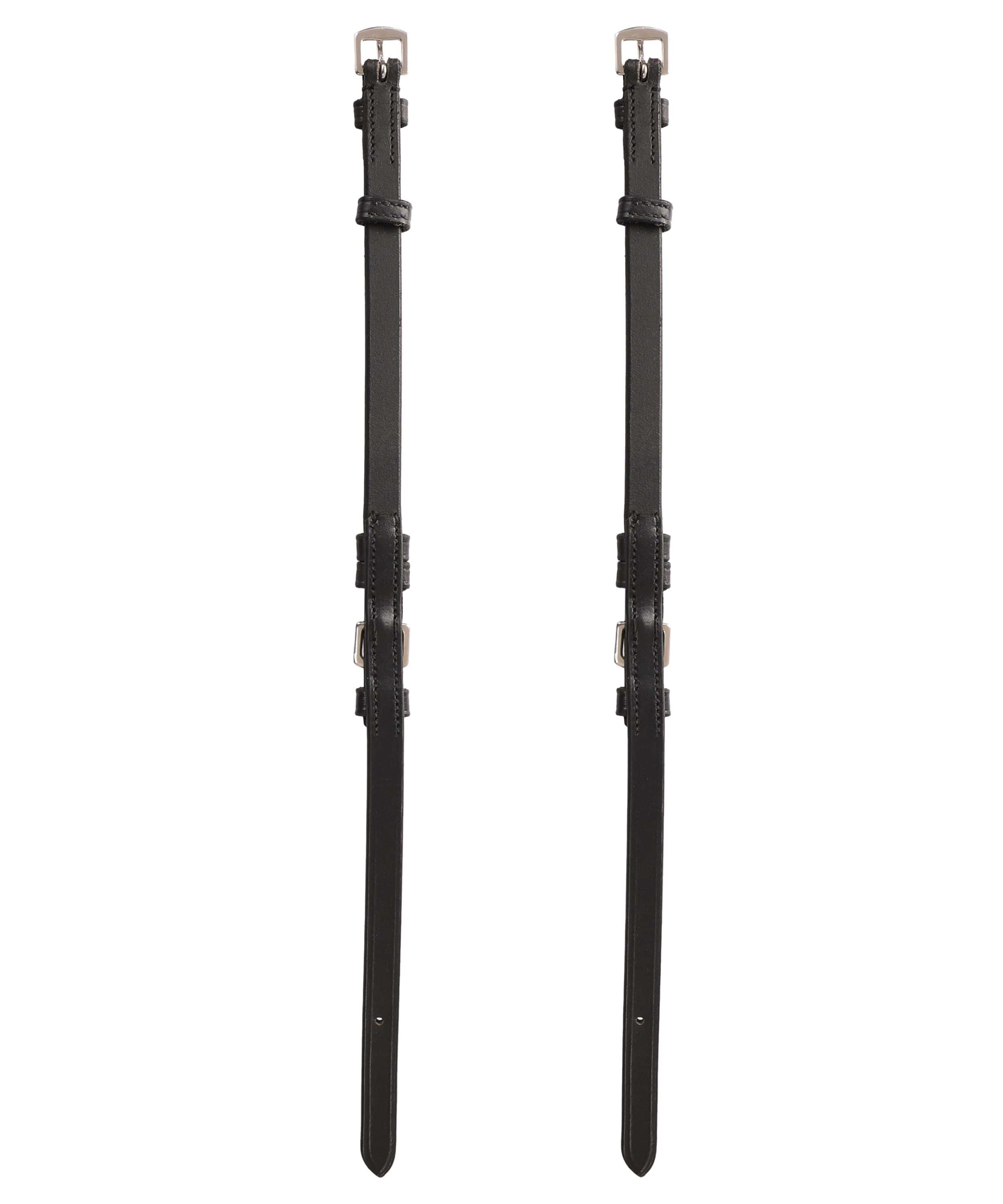 ExionPro Bridle Cheek Pieces With Buckle Fastening - Matching Stitching - HT Animal Supply