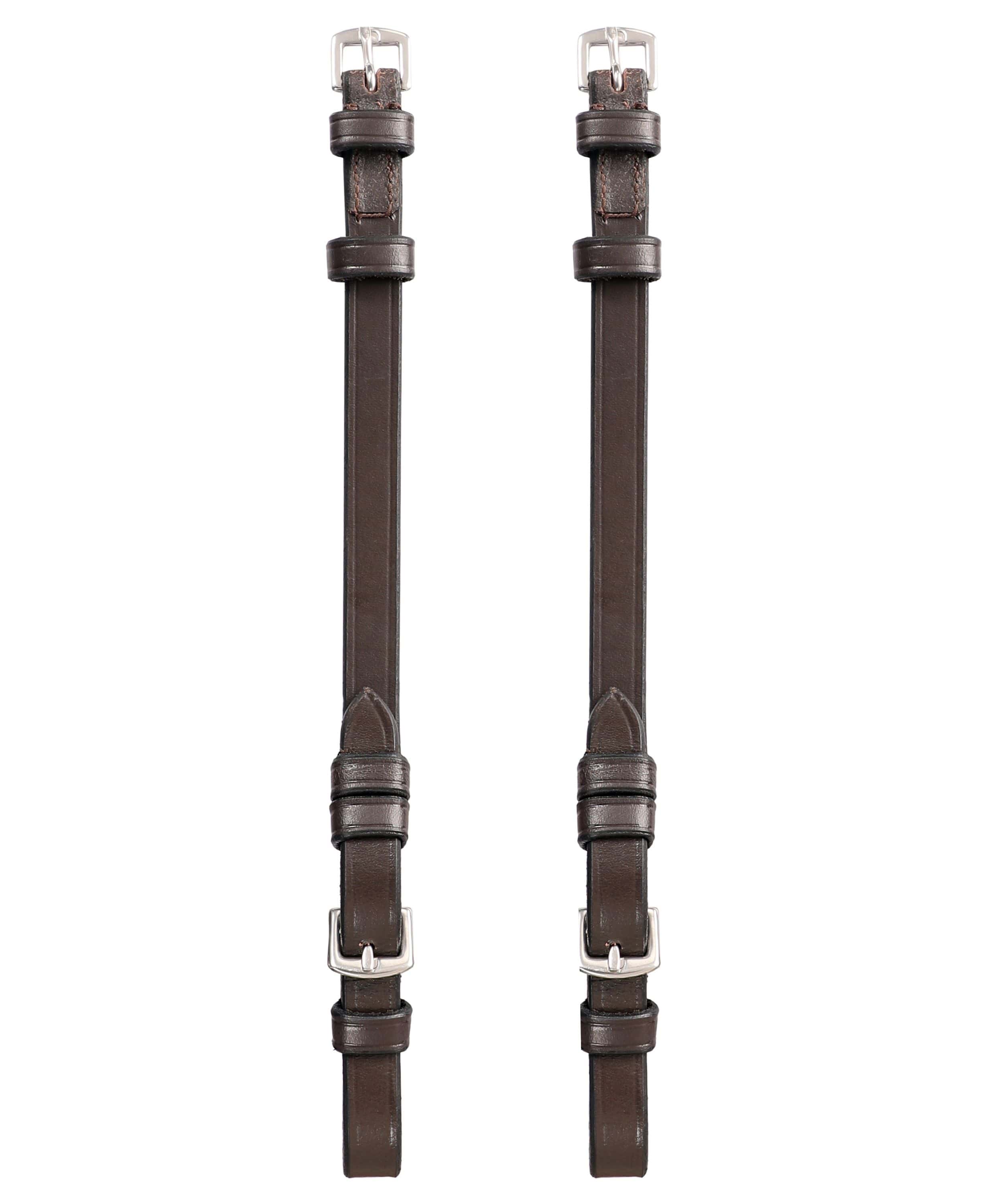 ExionPro Bridle Cheek Pieces With Buckle Fastening - Matching Stitching - HT Animal Supply