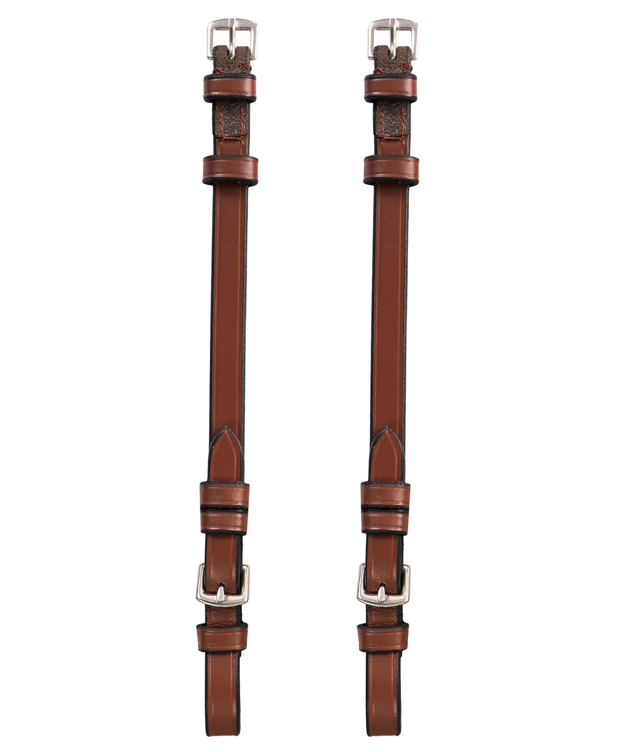 ExionPro Bridle Cheek Pieces With Buckle Fastening - Matching Stitching - HT Animal Supply