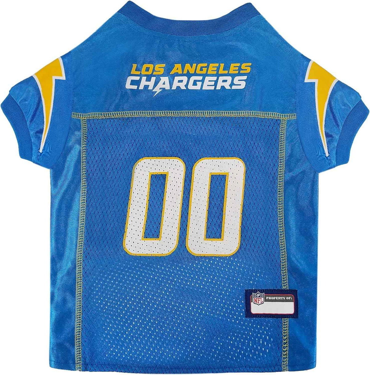 NFL Los Angeles Chargers Striped Mesh Pet Jersey