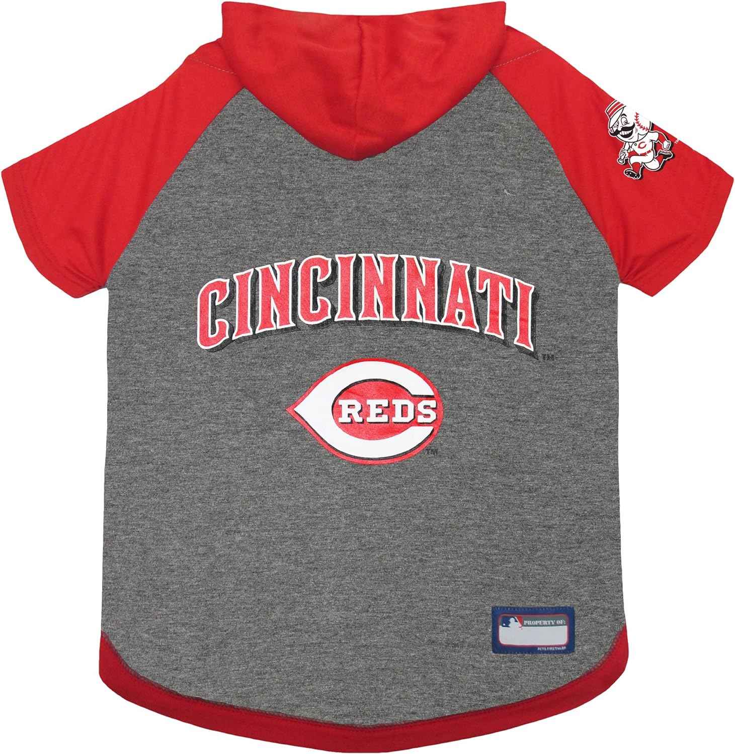 MLB Cincinnati Reds Hooded Dog T-Shirt