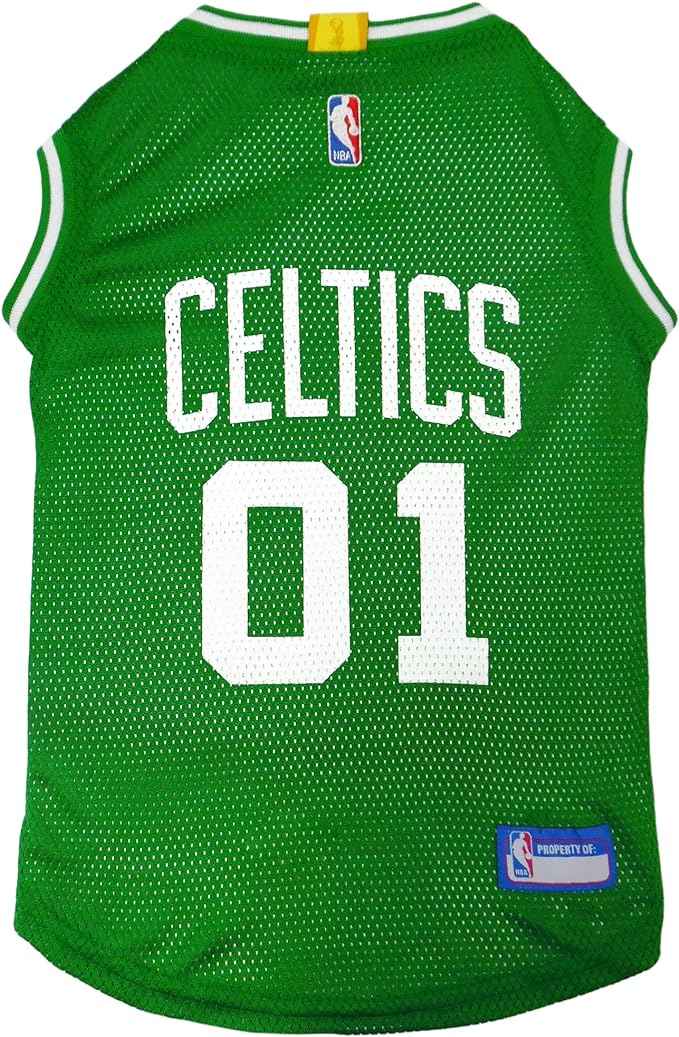 NBA Boston Celtics Basketball Mesh Pet Jersey