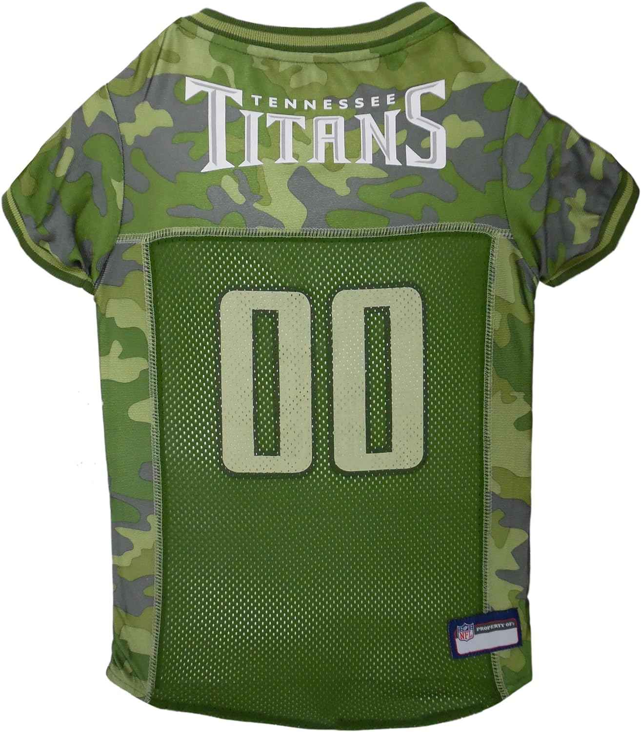 NFL Tennessee Titans Camo Mesh Pet Jersey
