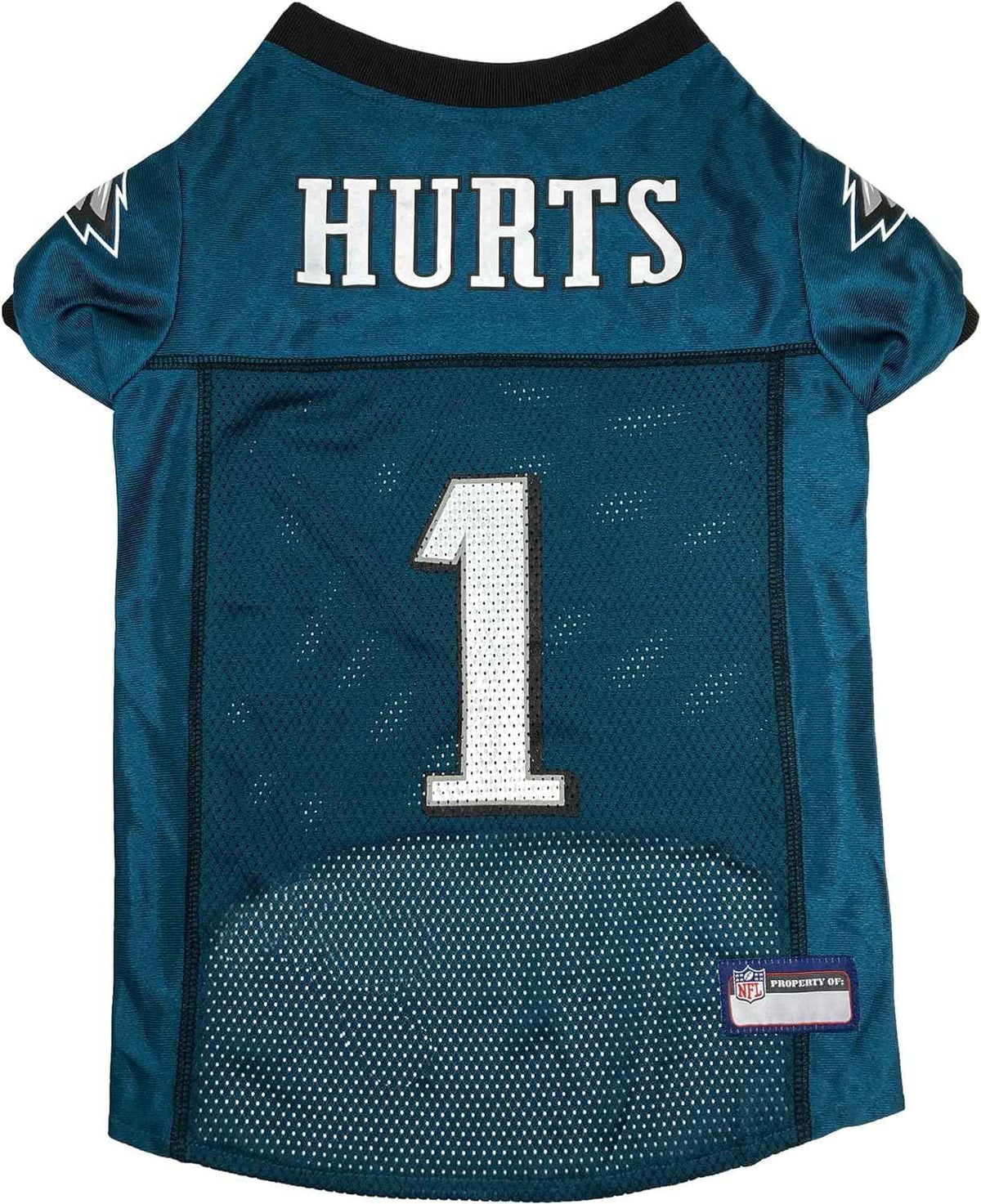 NFL Philadelphia Eagles Jalen Hurts Striped Mesh Pet Jersey