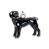 Parisian Pet Lab Black Key Chain