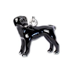 Parisian Pet Lab Black Key Chain for Dogs - Trendy, Durable, Stylish Black Key Ring, Perfect Pet Accessory for Labrador and Dog Lovers
