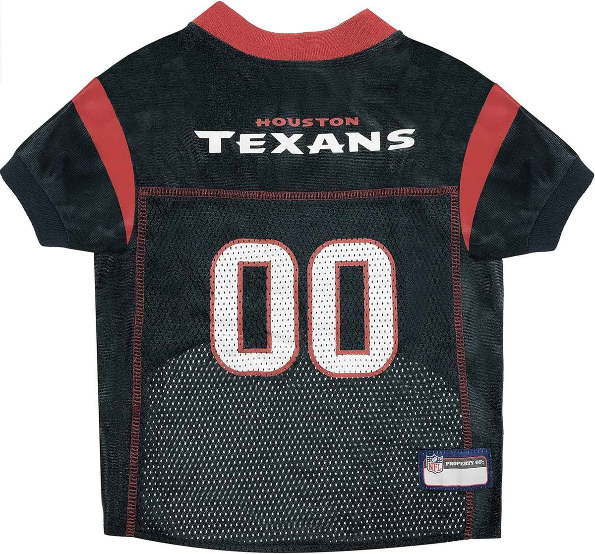 NFL Houston Texans Striped Mesh Pet Jersey