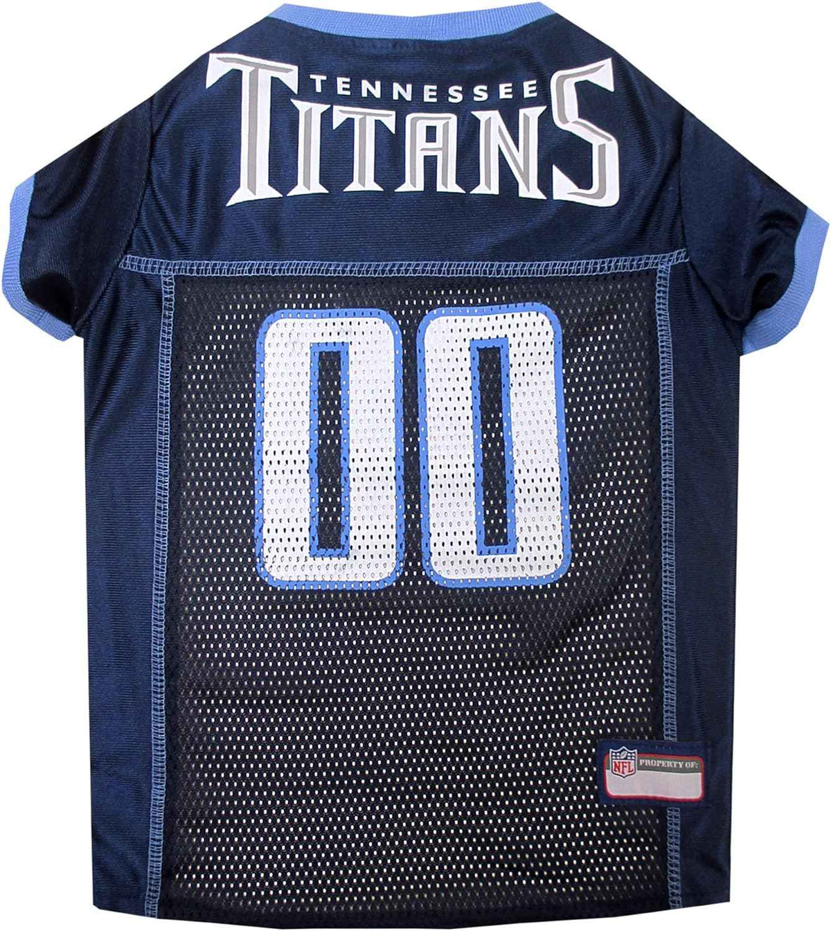 NFL Tennessee Titans Striped Mesh Pet Jersey