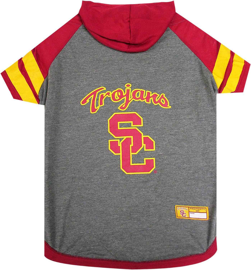 NCAA University of Southern California Trojans Hooded Dog T-Shirt