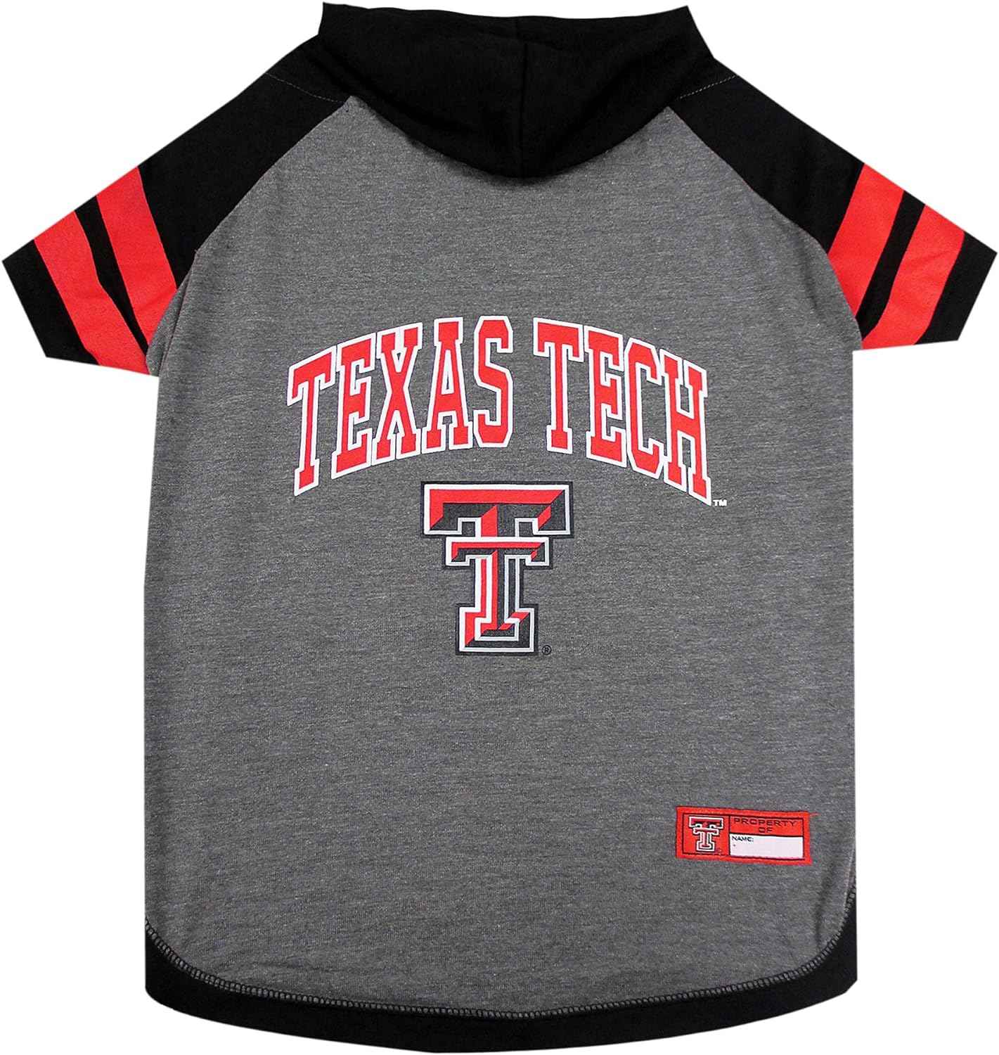 NCAA Texas Tech University Red Raiders Hooded Dog T-Shirt