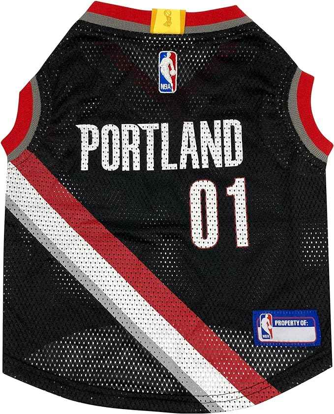 NBA Portland Trail Blazers Basketball Mesh Pet Jersey