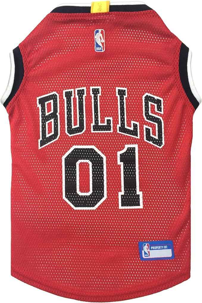 NBA Chicago Bulls Basketball Mesh Pet Jersey
