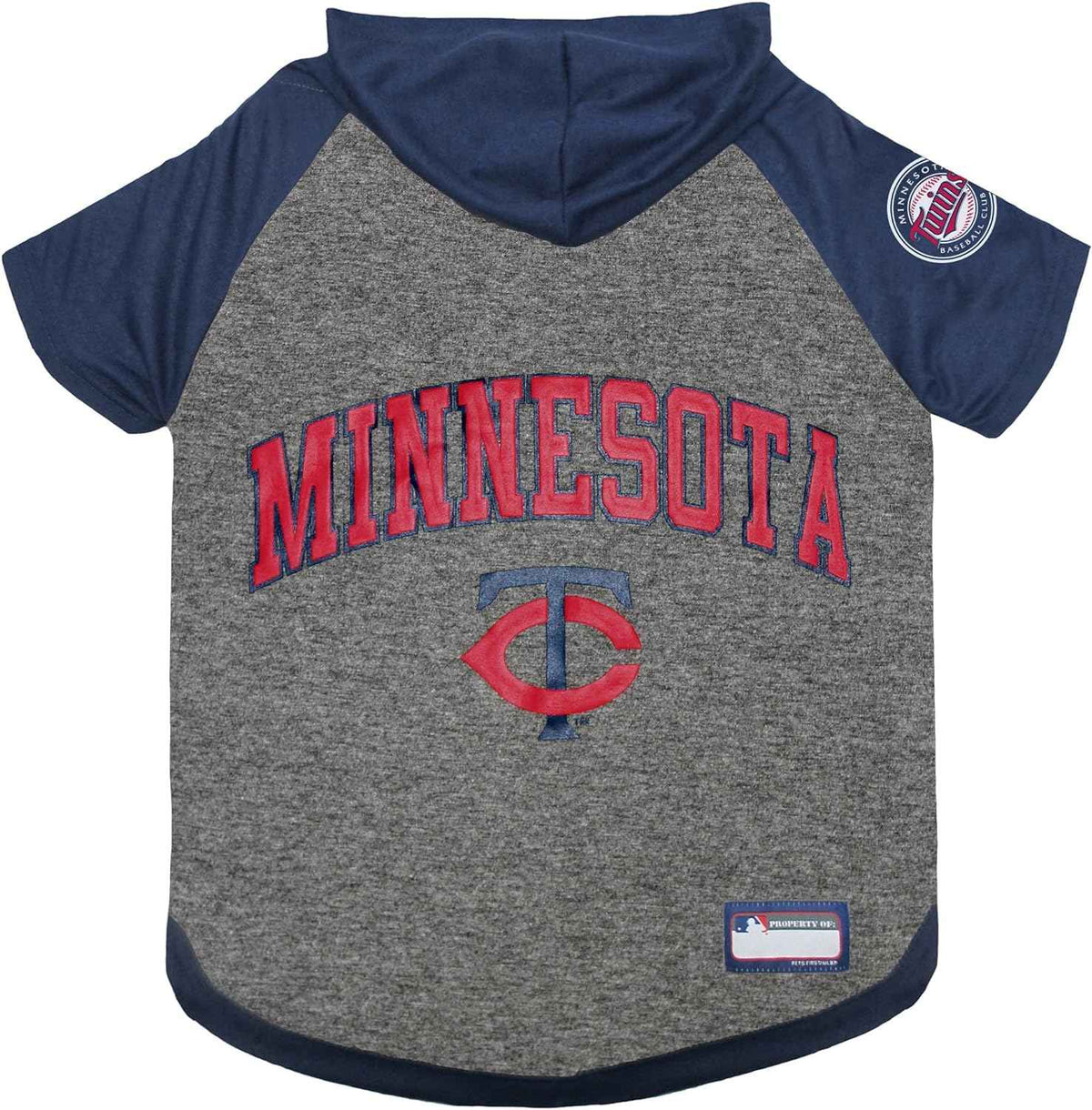 MLB Minnesota Twins Hooded Dog T-Shirt