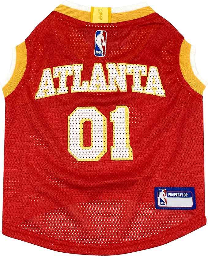 NBA Atlanta Hawks Basketball Mesh Pet Jersey