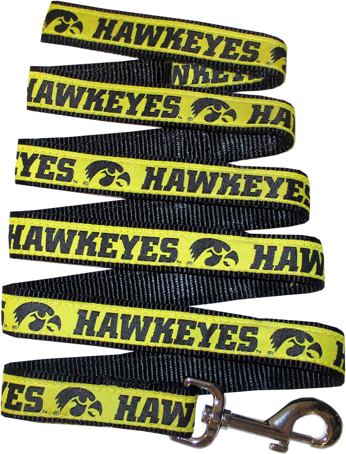 NCAA Iowa Hawkeyes Woven Dog Leash — product image 2