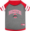 NCAA Ohio State University Buckeyes Hooded Dog T-Shirt