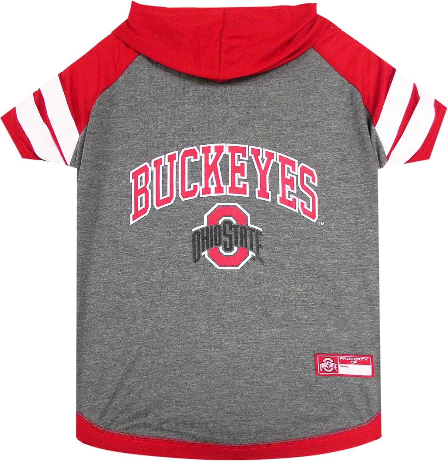 NCAA Ohio State University Buckeyes Hooded Dog T-Shirt