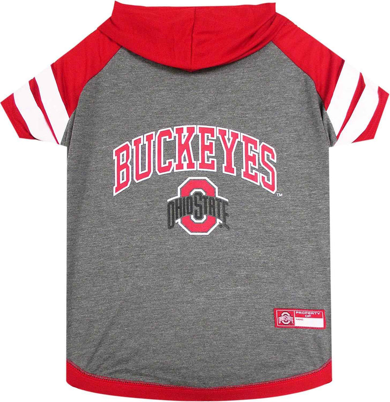 NCAA Ohio State University Buckeyes Hooded Dog T-Shirt