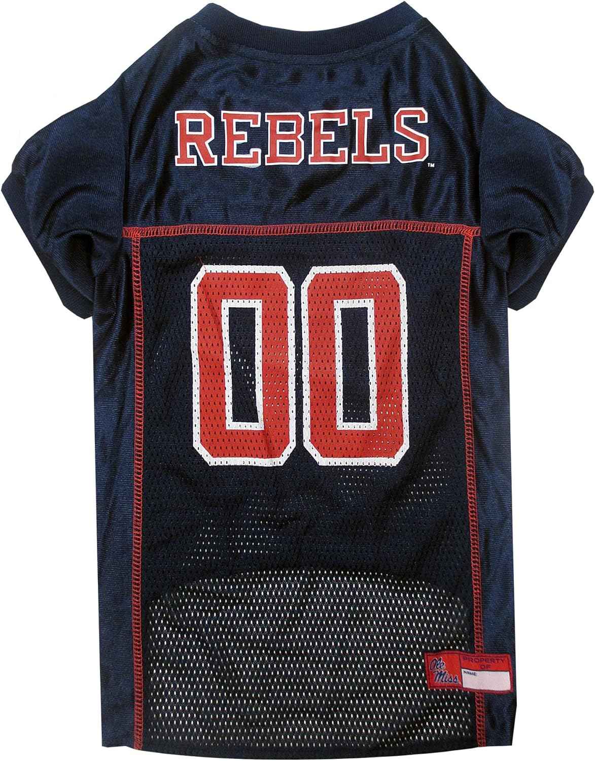 NCAA University of Mississippi Mesh Pet Jersey