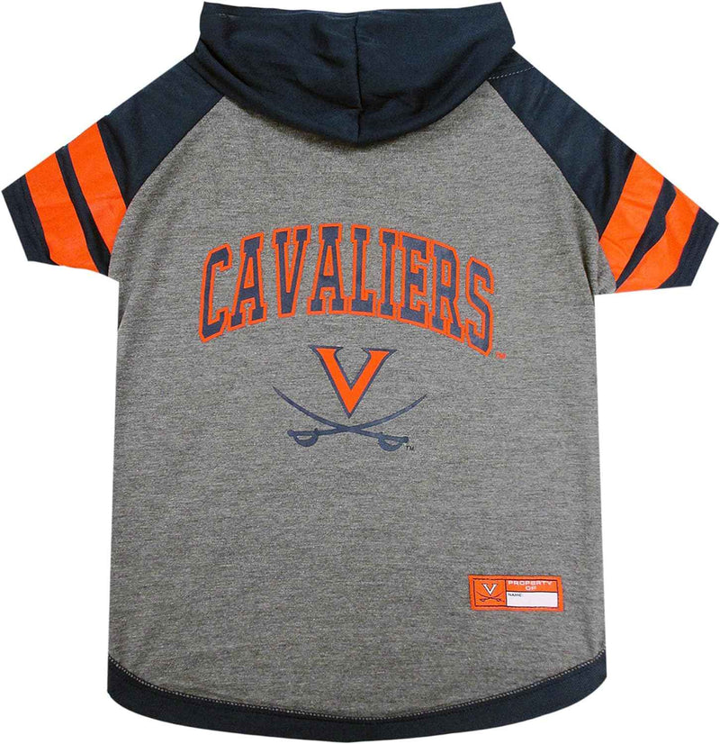 NCAA University of Virginia Cavaliers Hooded Dog T-Shirt