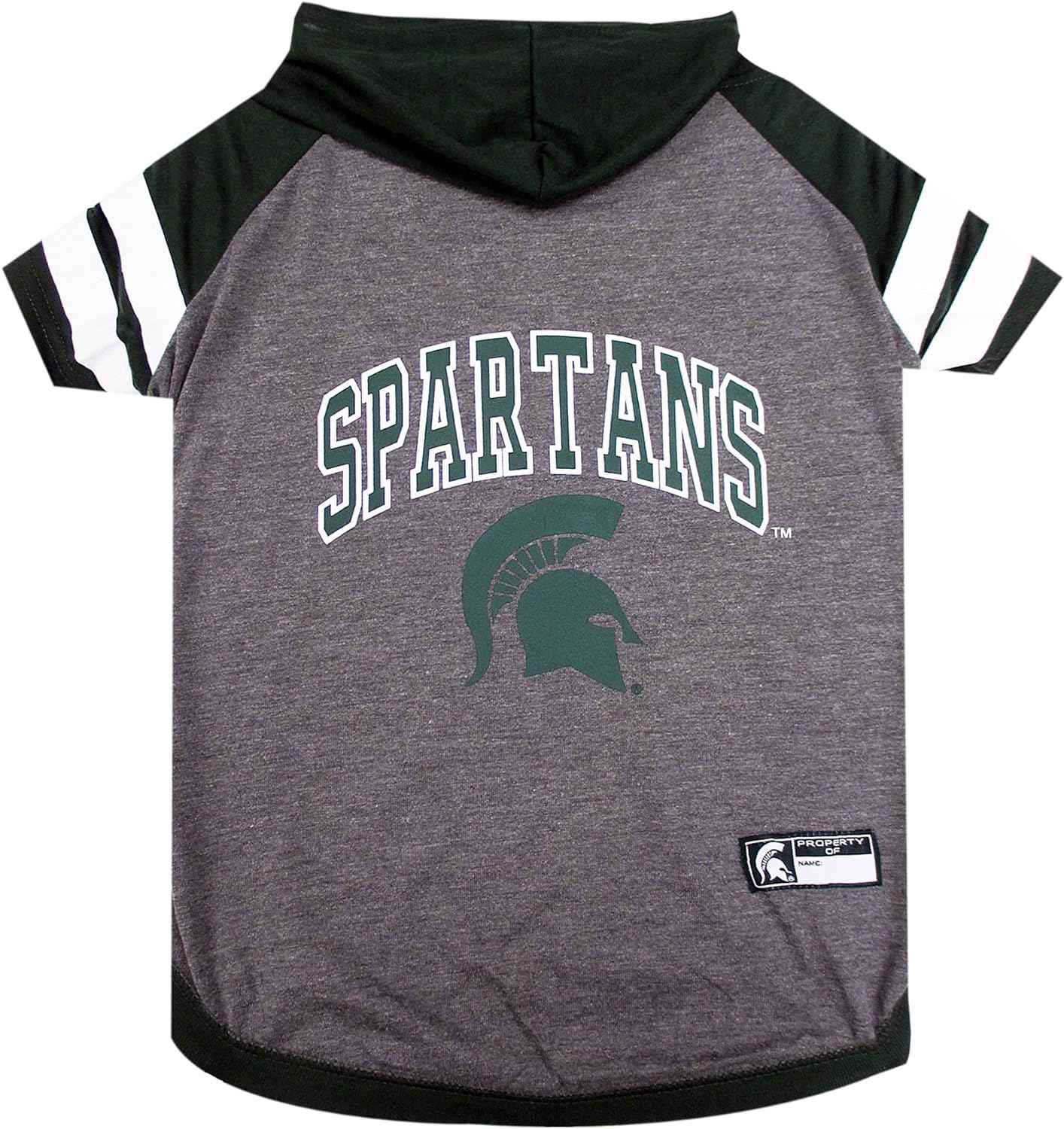 NCAA Michigan State University Spartans Hooded Dog T-Shirt