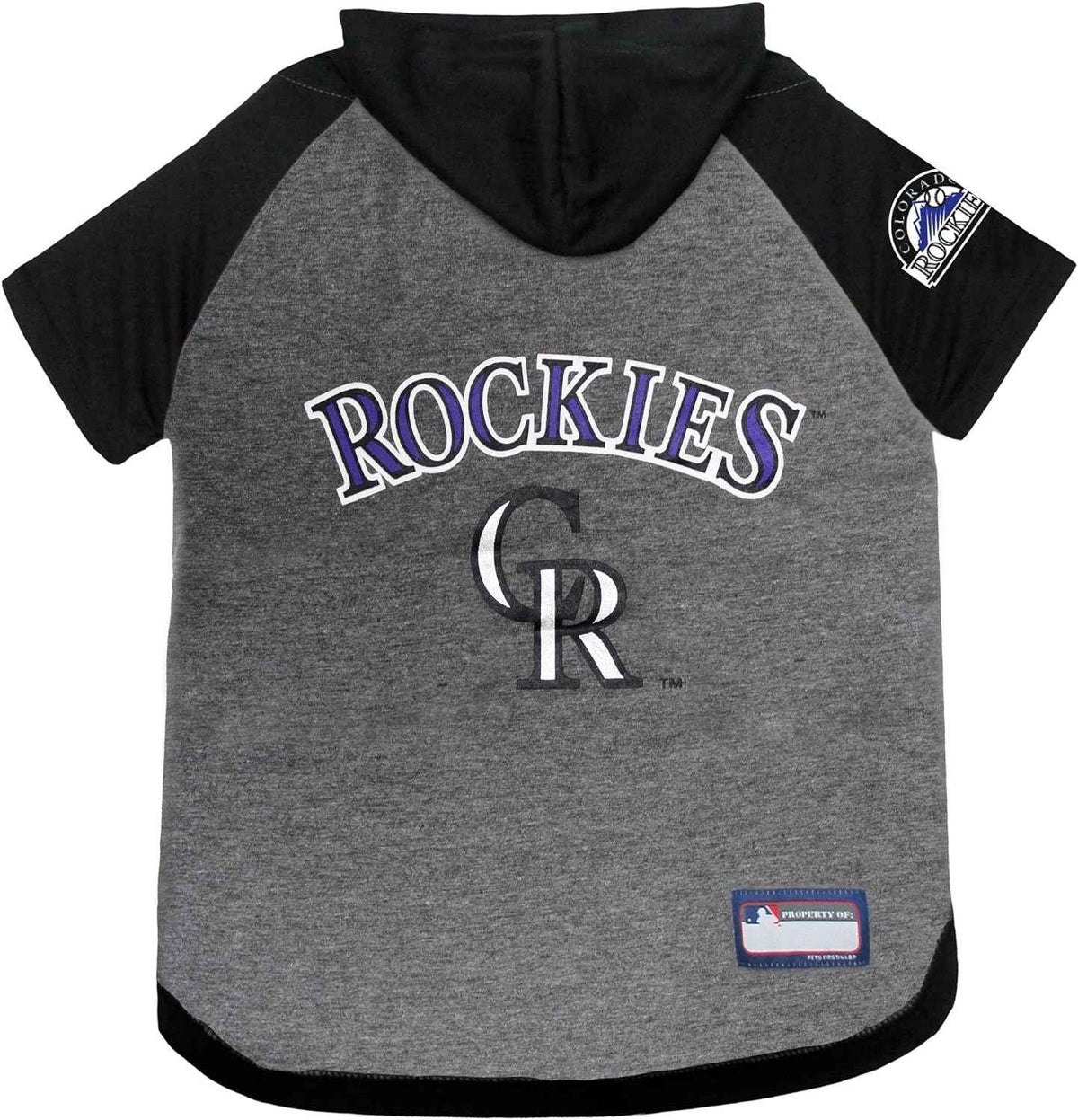 MLB Colorado Rockies Hooded Dog T-Shirt