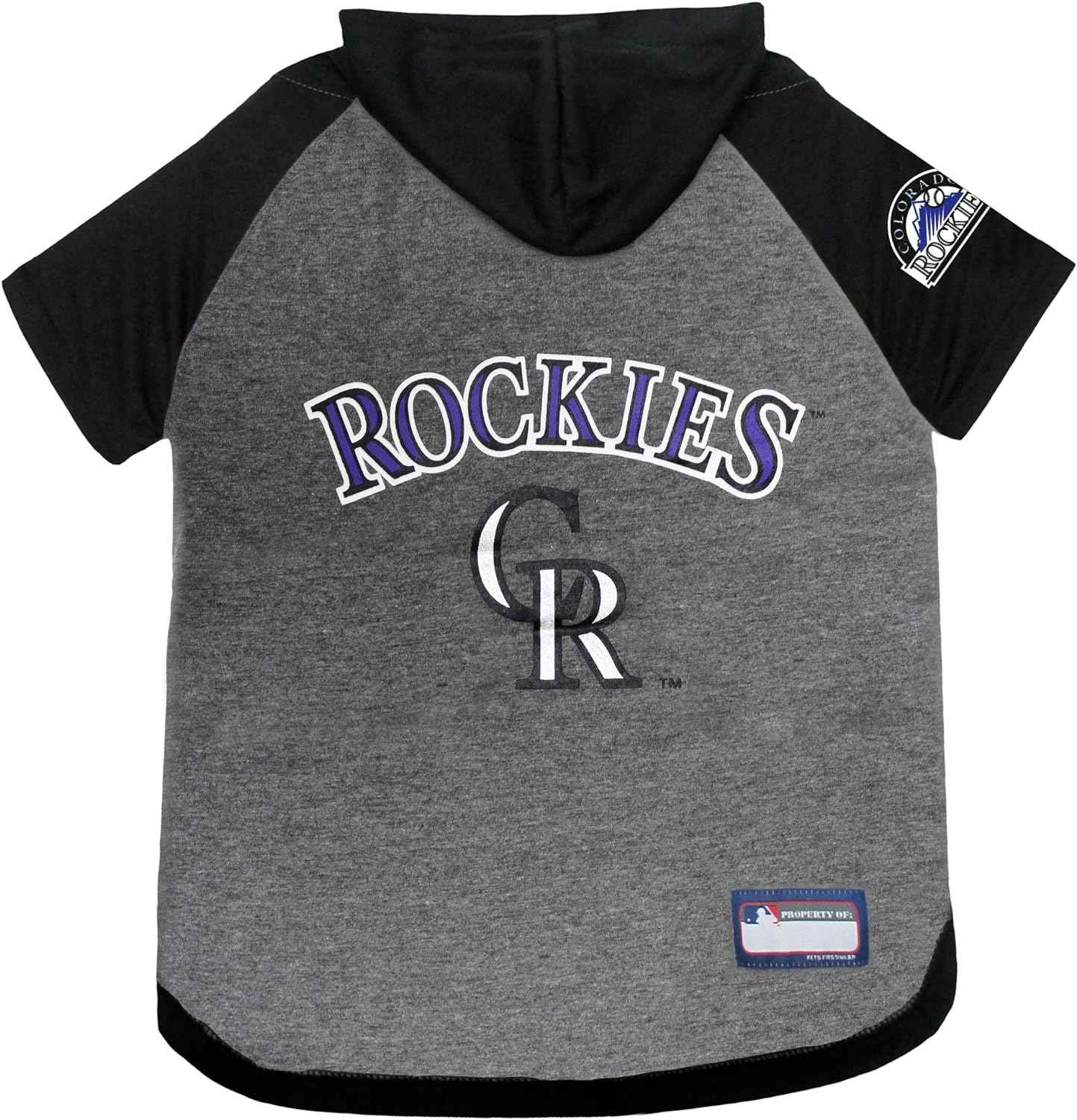 MLB Colorado Rockies Hooded Dog T-Shirt