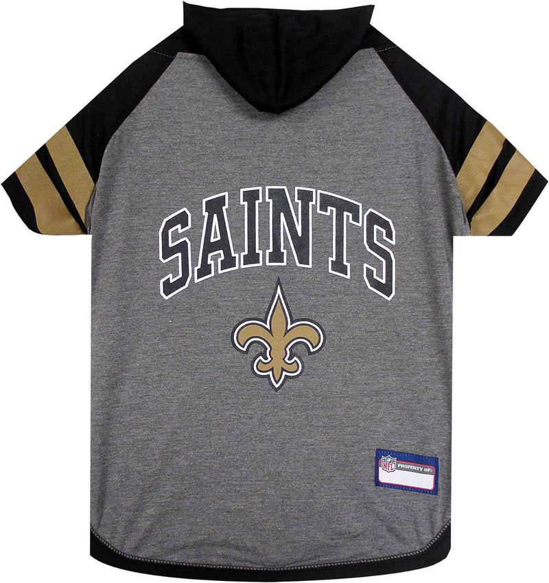 NFL New Orleans Saints Hooded Dog T-Shirt