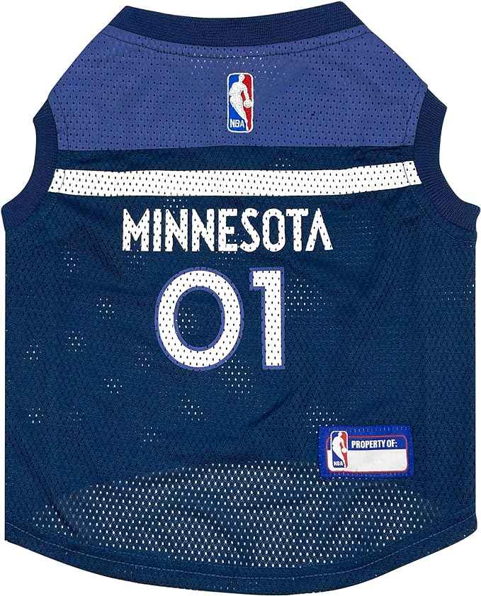 NBA Minnesota Timberwolves Basketball Mesh Pet Jersey