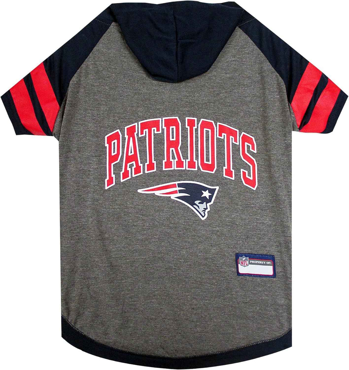 NFL New England Patriots Hooded Dog T-Shirt