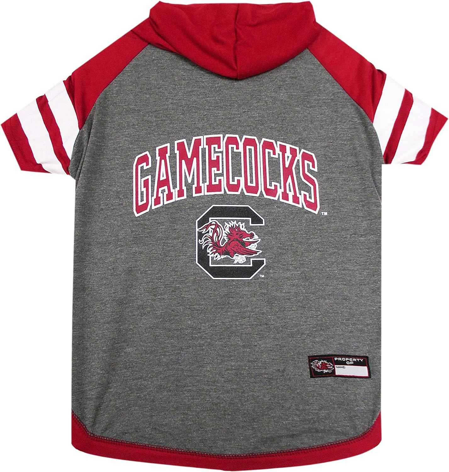 NCAA University of South Carolina Gamecocks Hooded Dog T-Shirt