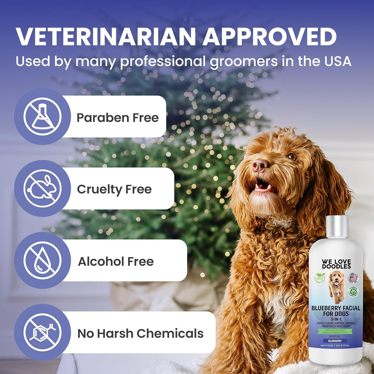 Blueberry Facial Dog Shampoo