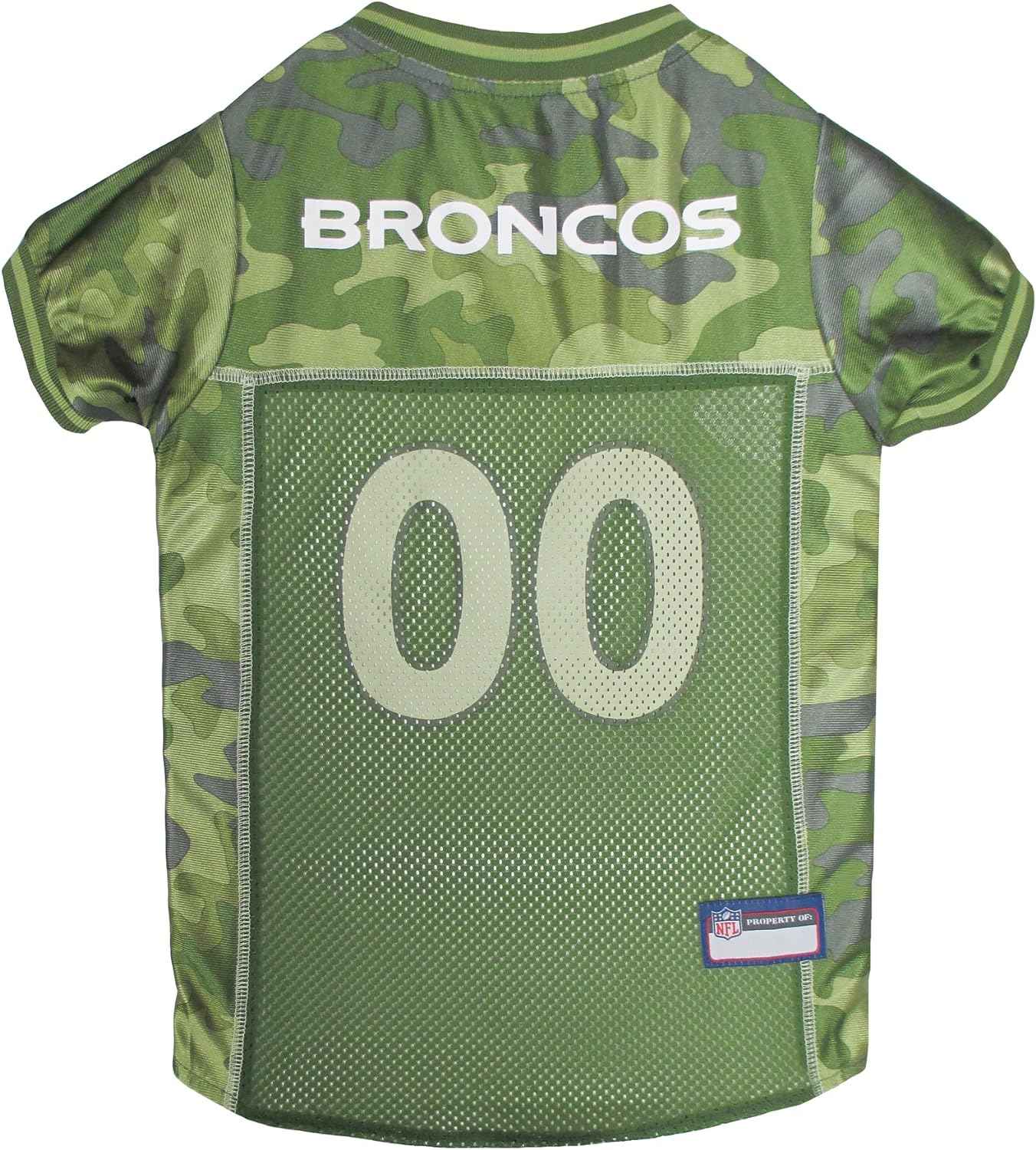 NFL Denver Broncos Camo Mesh Pet Jersey