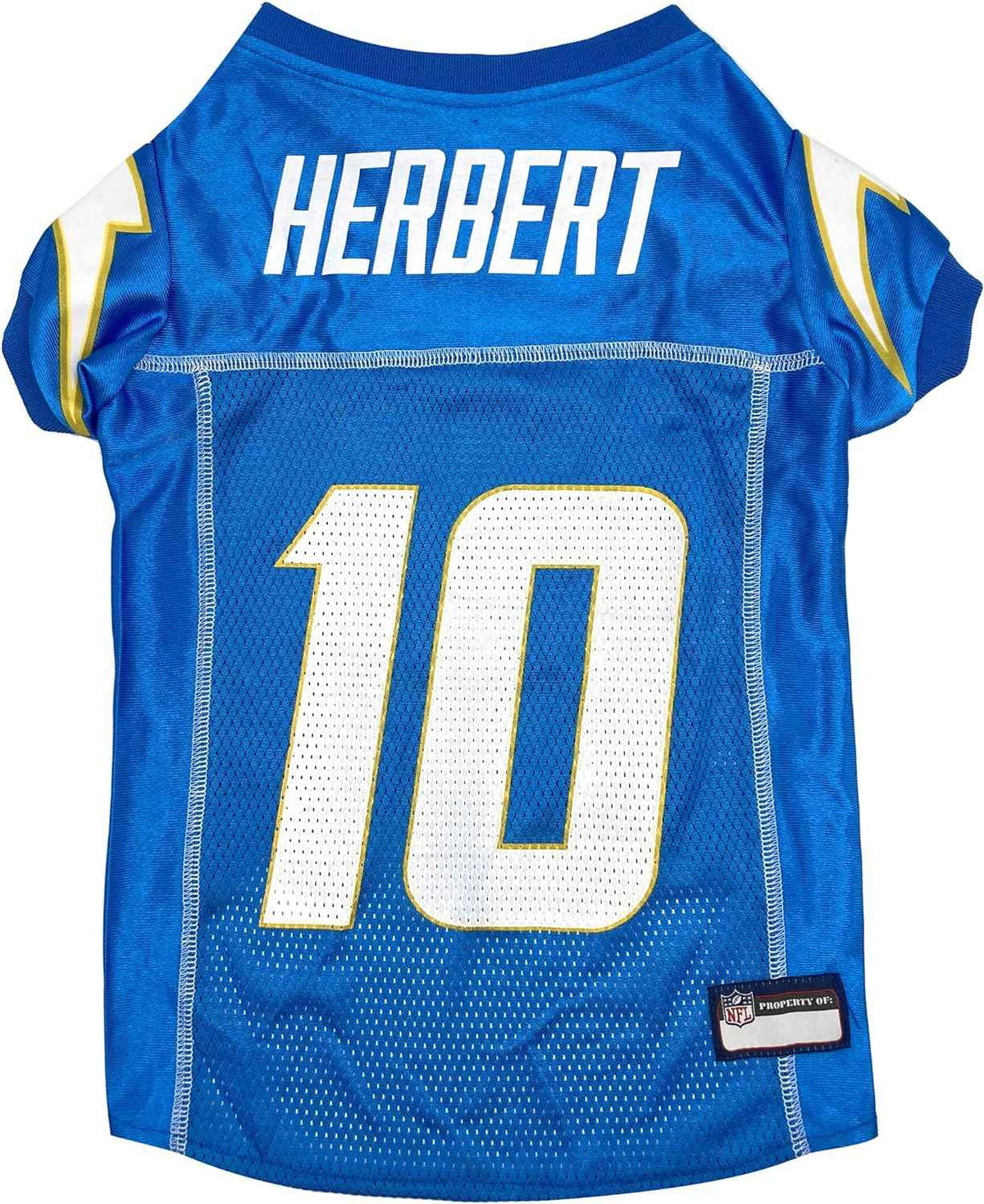 NFL Los Angeles Chargers Justin Herbert Mesh Pet Jersey